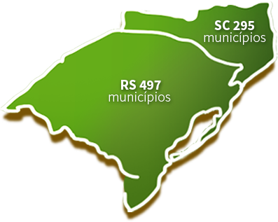 Atendemos 100% do RS e SC